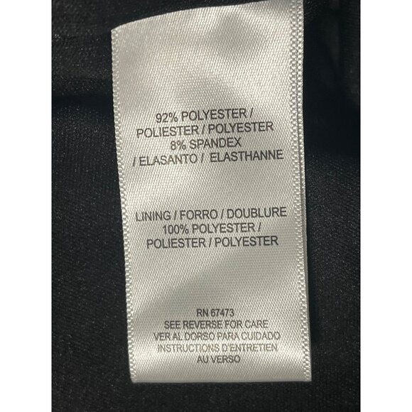 Taylor Sleeveless Maxi Dress With Abstract Print Black & Rust Colors Size Medium - Picture 9 of 11